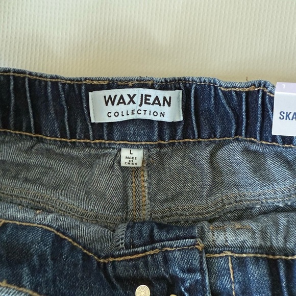 New with Tag Wax Jean Classic Blue Denim Shorts - Picture 2 of 4